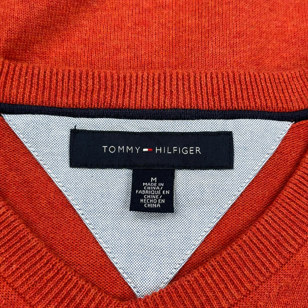 Tommy Hilfiger Sweater - Medium Red Cotton - Image 3
