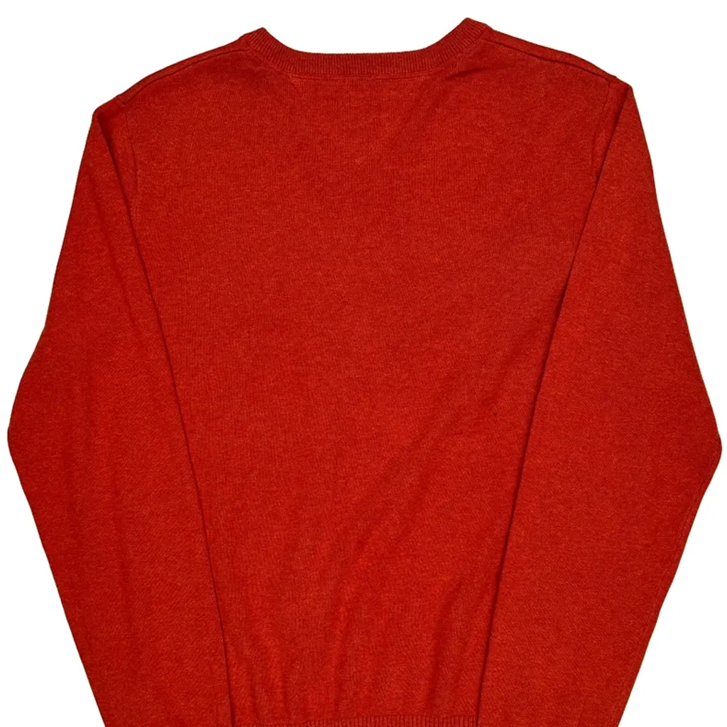 Tommy Hilfiger Sweater - Medium Red Cotton - Image 6