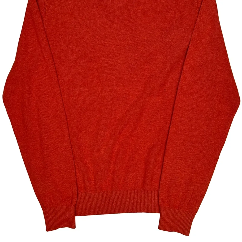 Tommy Hilfiger Sweater - Medium Red Cotton - Image 7