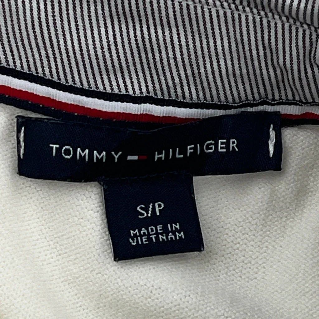 Tommy Hilfiger Sweater - Small White Cotton - Image 3