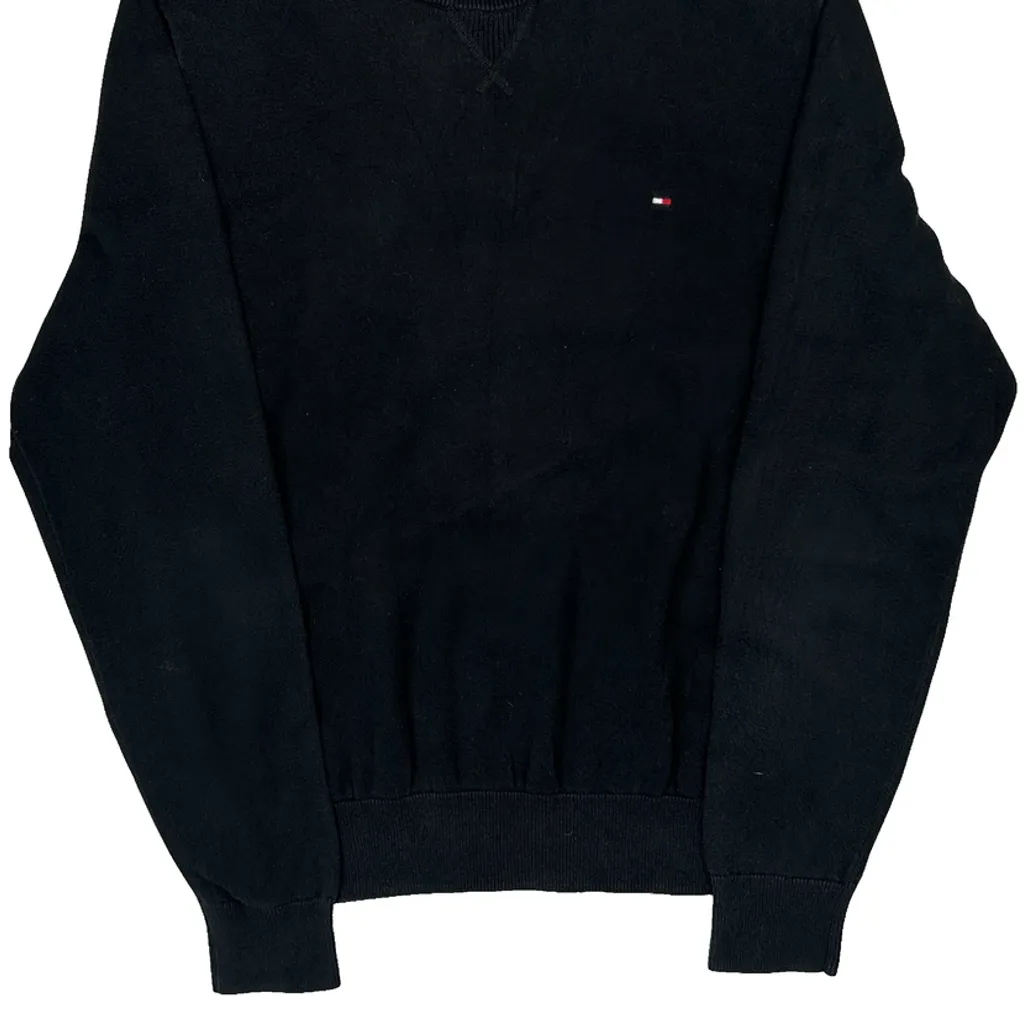 Tommy Hilfiger Sweatshirt - Large Black Cotton - Image 4