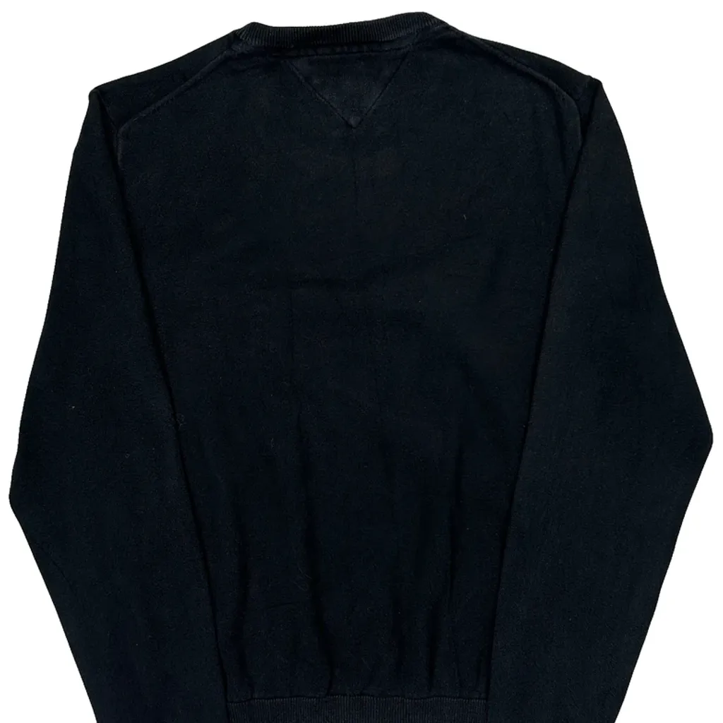 Tommy Hilfiger Sweatshirt - Large Black Cotton - Image 7