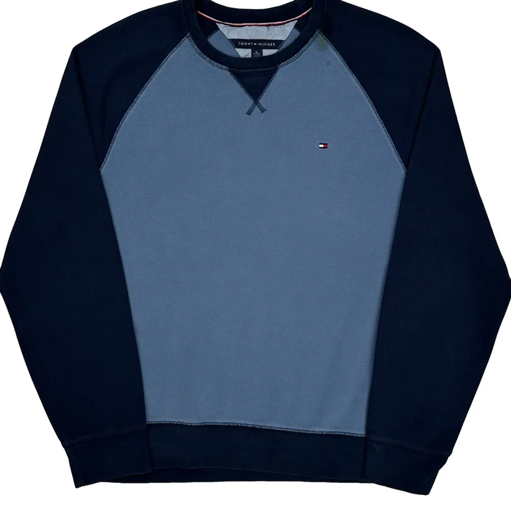 Tommy Hilfiger Sweatshirt - XL Blue Cotton - Image 6