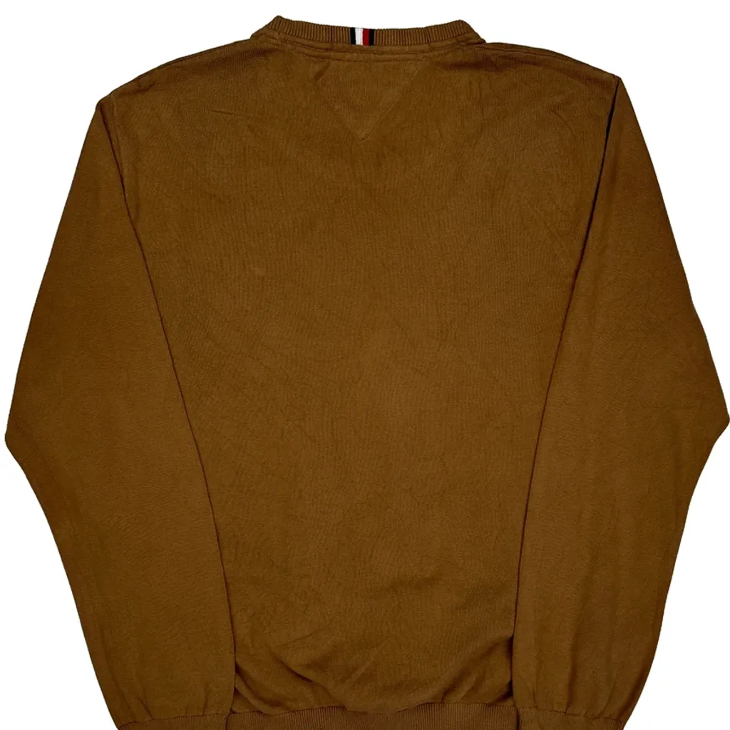 Tommy Hilfiger Sweatshirt - XL Brown Cotton - Image 6