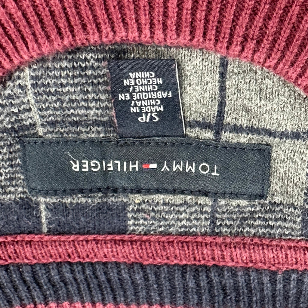 Tommy Hilfiger Sweatshirt - Small Burgundy Cotton - Image 3