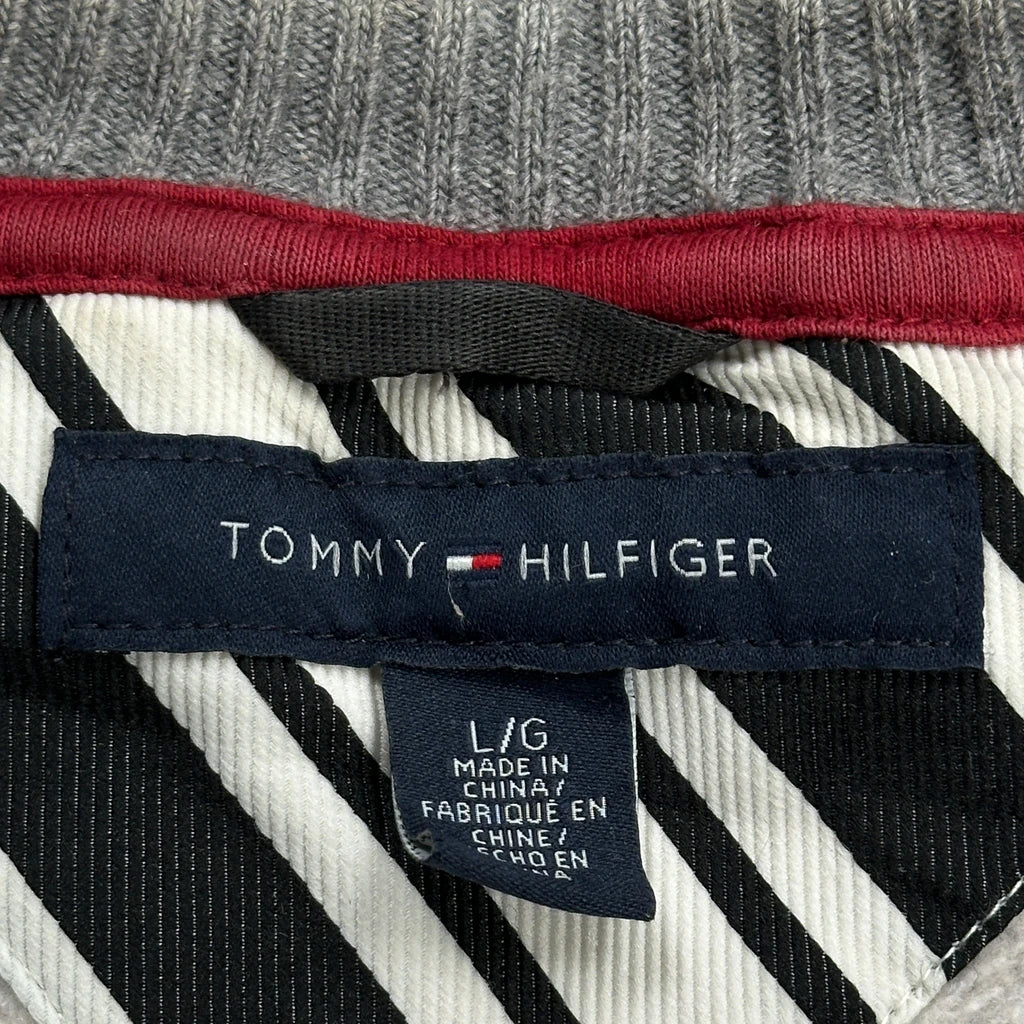 Tommy Hilfiger Sweatshirt - Large Gray Cotton Blend - Image 3