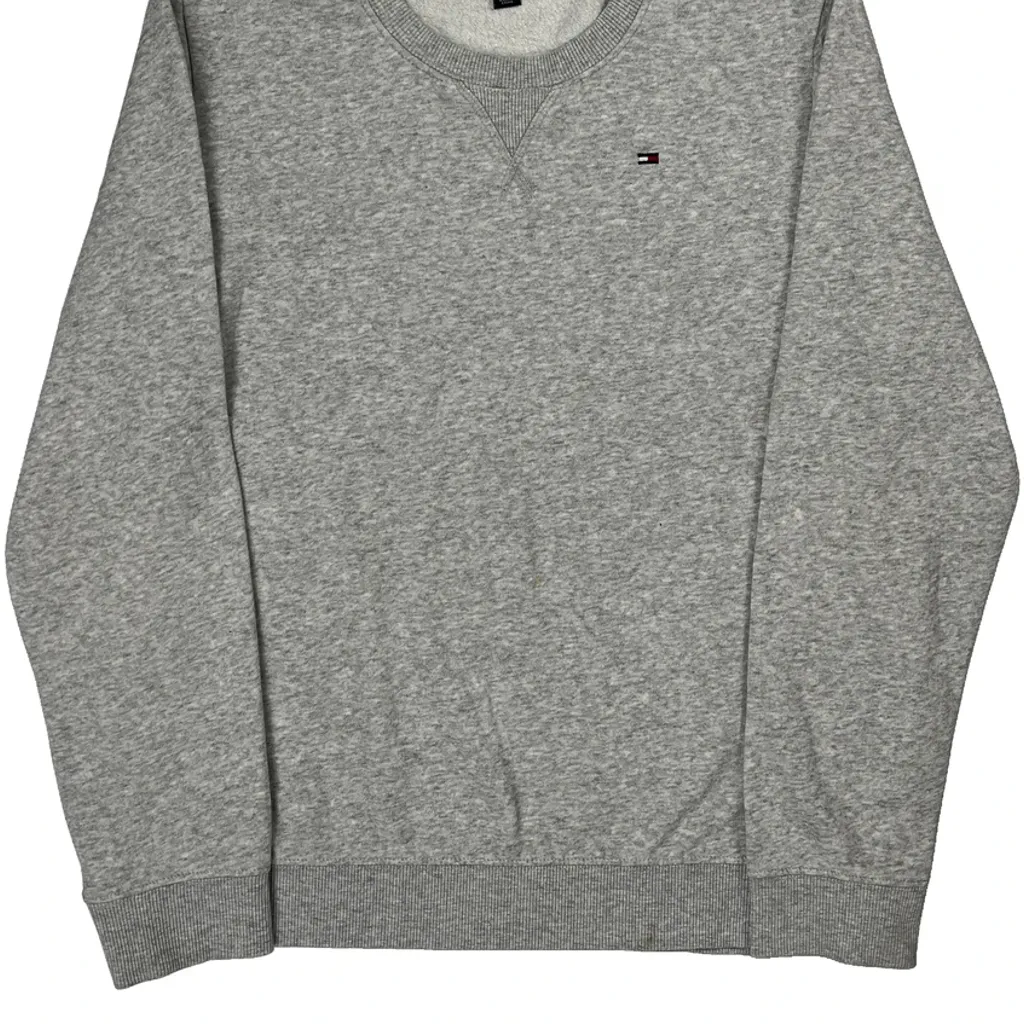 Tommy Hilfiger Sweatshirt - Medium Gray Cotton - Image 4