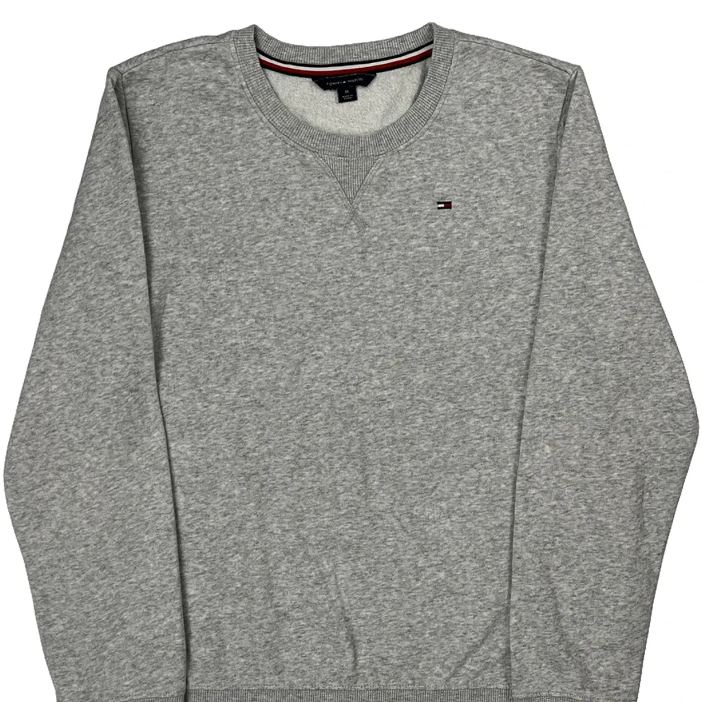 Tommy Hilfiger Sweatshirt - Medium Gray Cotton - Image 5