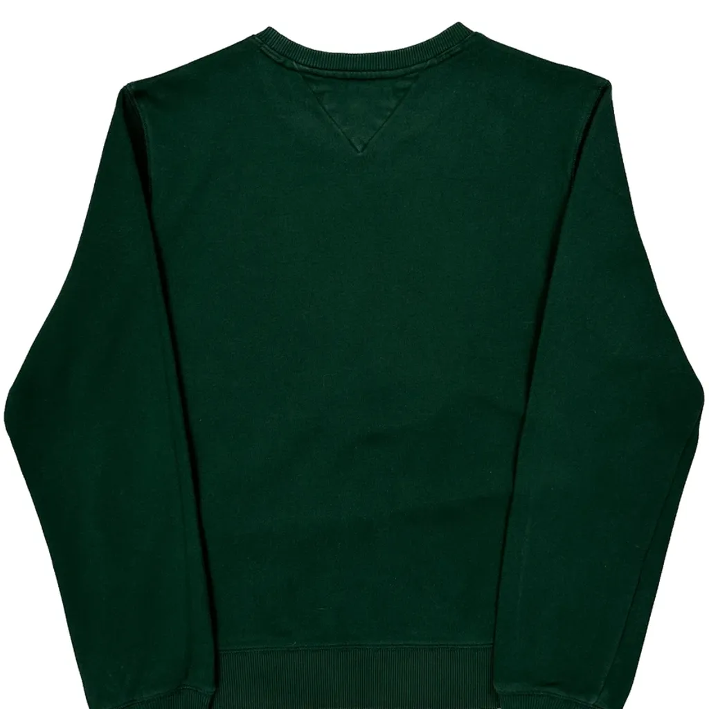 Tommy Hilfiger Sweatshirt - Medium Green Cotton - Image 7