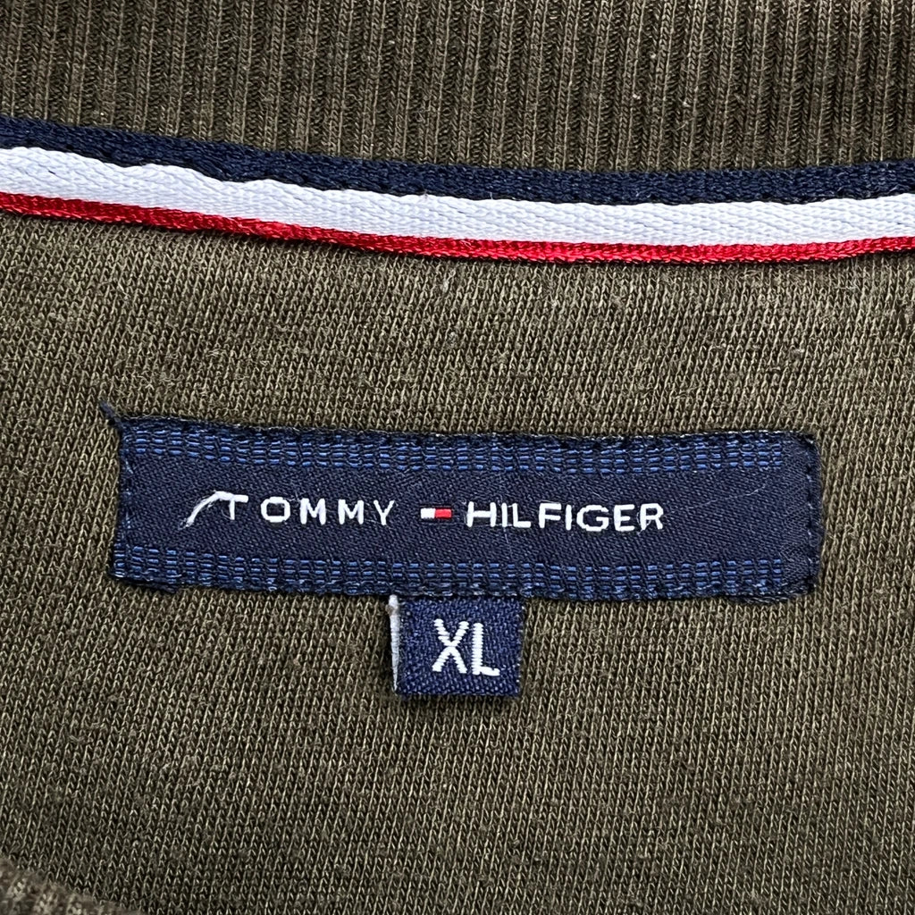 Tommy Hilfiger Sweatshirt - XL Green Cotton - Image 3