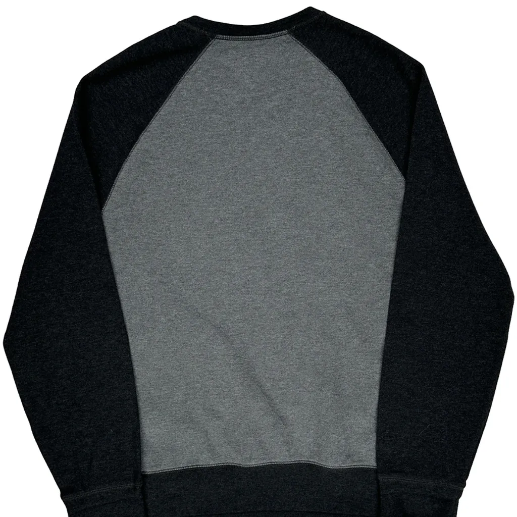Tommy Hilfiger Raglan Sweatshirt - Large Grey Cotton - Image 6