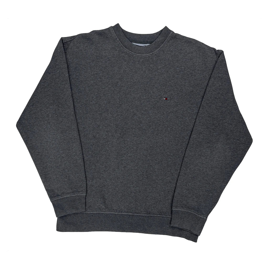 Tommy Hilfiger Sweatshirt - Medium Grey Cotton