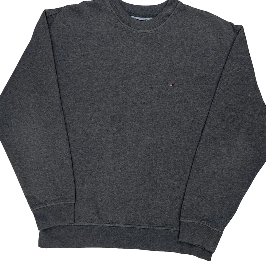 Tommy Hilfiger Sweatshirt - Medium Grey Cotton - Image 4