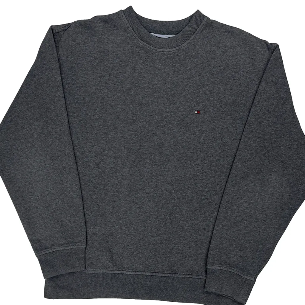 Tommy Hilfiger Sweatshirt - Medium Grey Cotton - Image 5