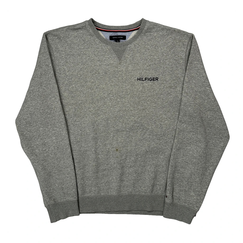 Tommy Hilfiger Sweatshirt - XL Grey Cotton