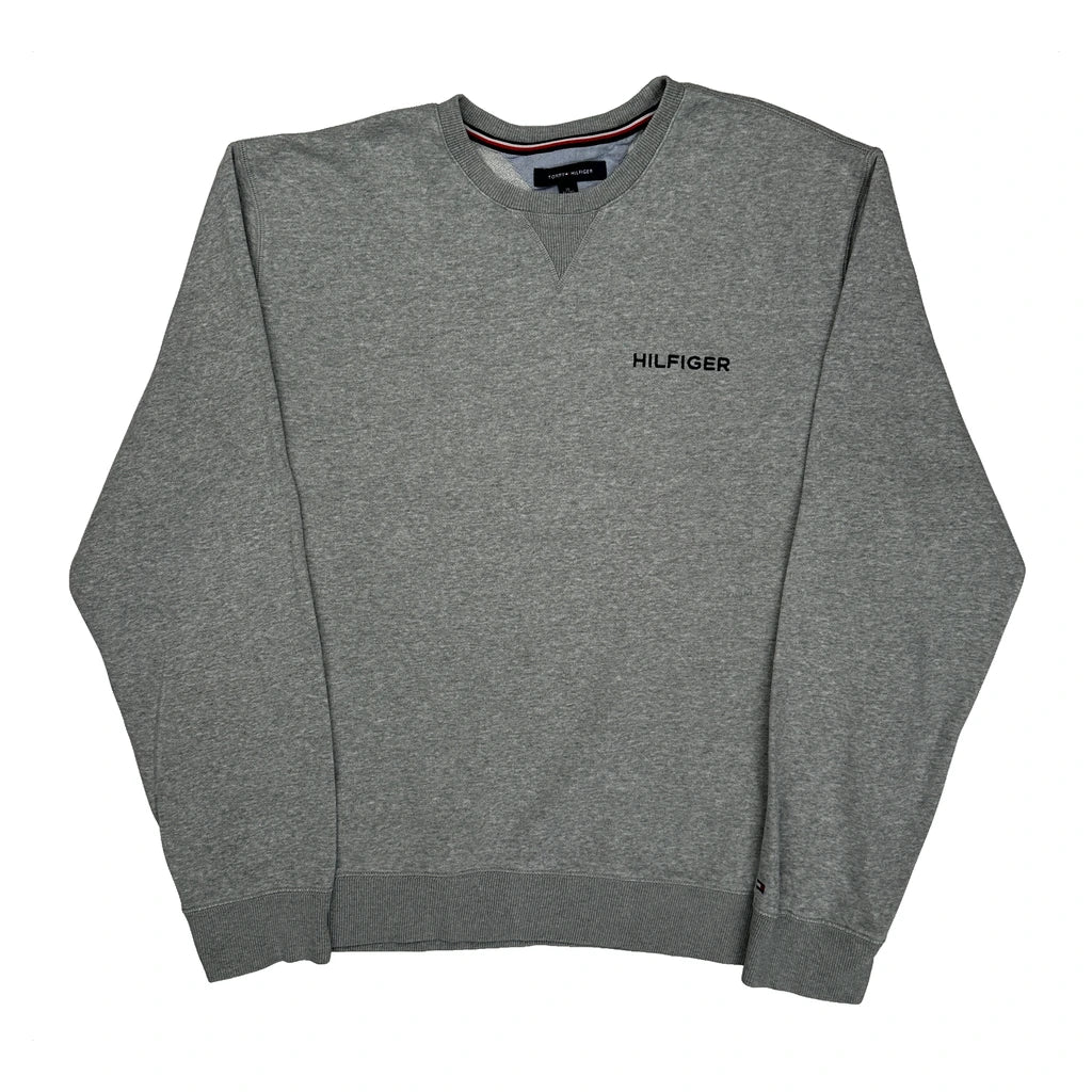 Tommy Hilfiger Sweatshirt - XL Grey Cotton