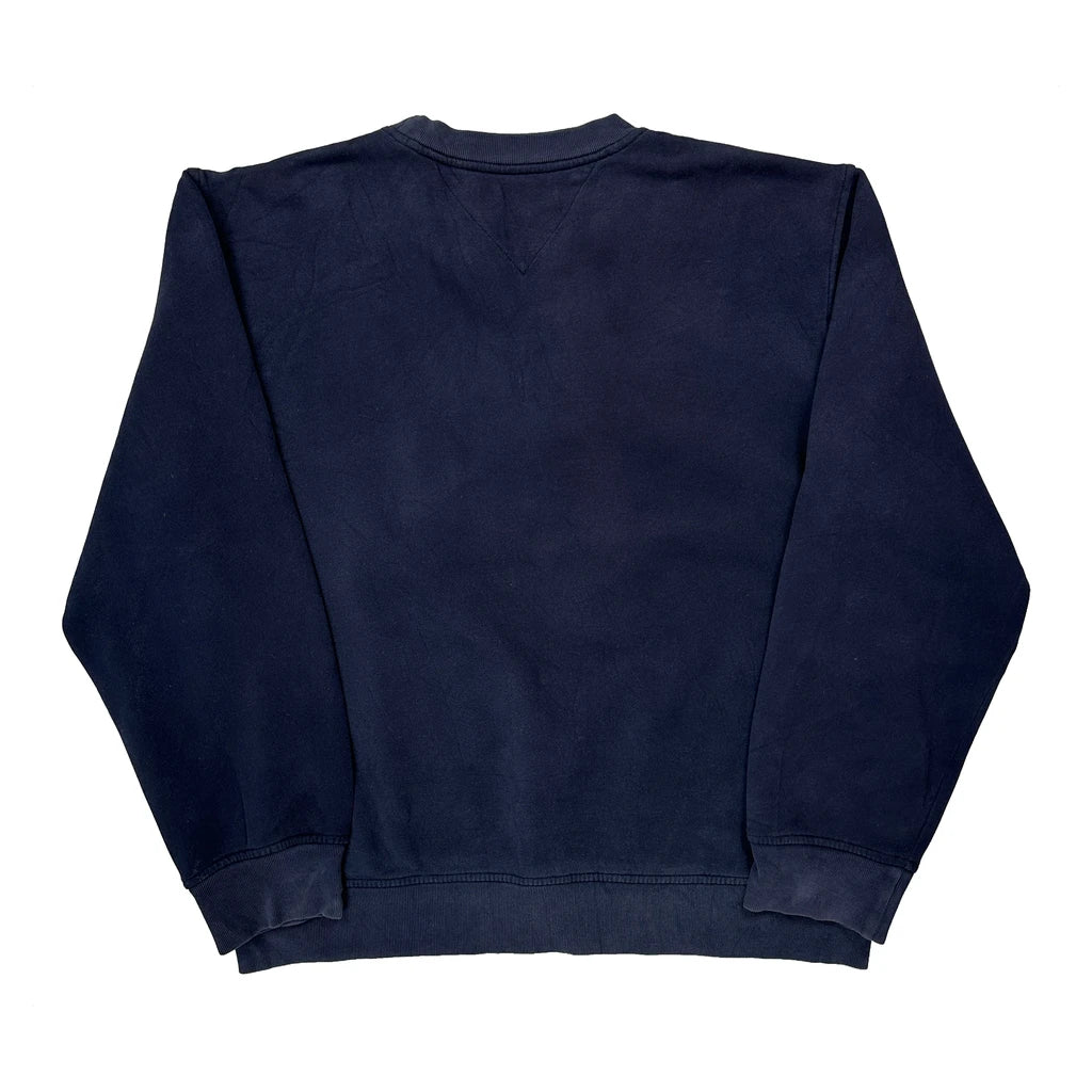 Tommy Hilfiger Sweatshirt - Large Navy Cotton - Image 2