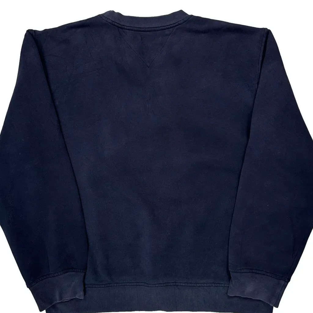 Tommy Hilfiger Sweatshirt - Large Navy Cotton - Image 6