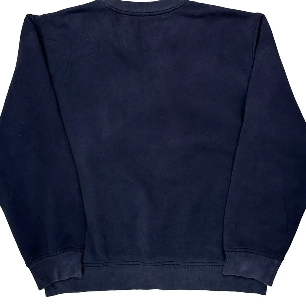 Tommy Hilfiger Sweatshirt - Large Navy Cotton - Image 7