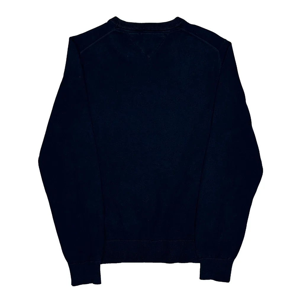 Tommy Hilfiger Sweatshirt - Large Navy Cotton - Image 2