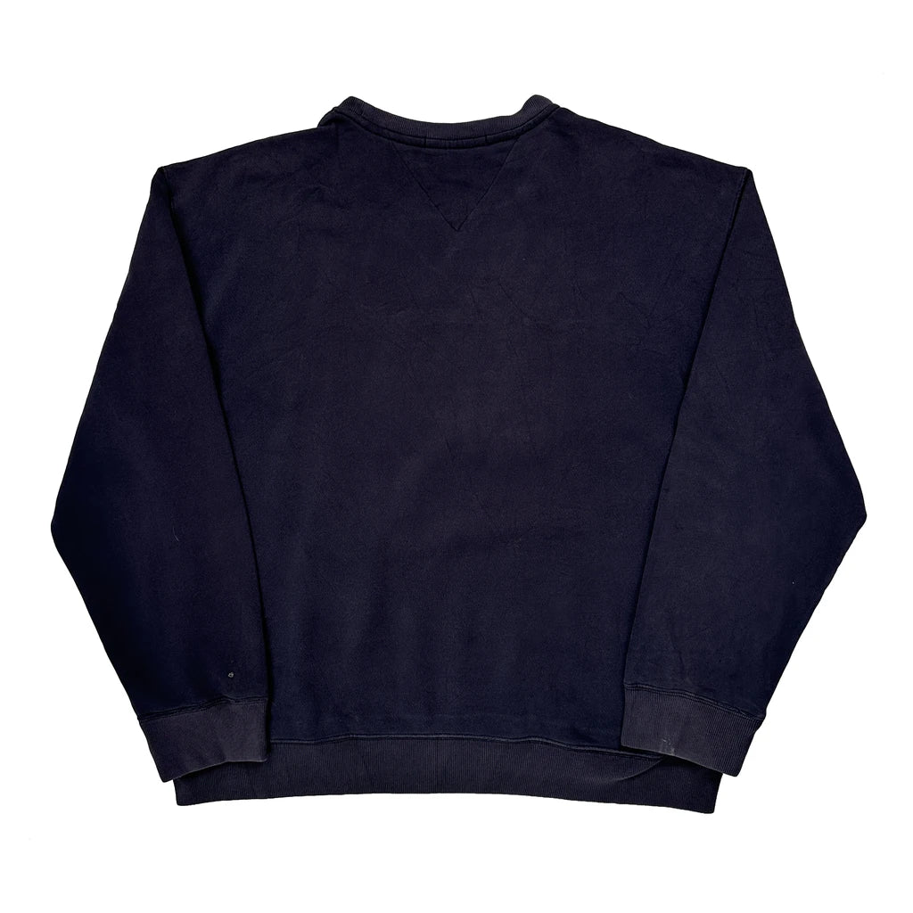 Tommy Hilfiger Sweatshirt - XL Navy Cotton - Image 2
