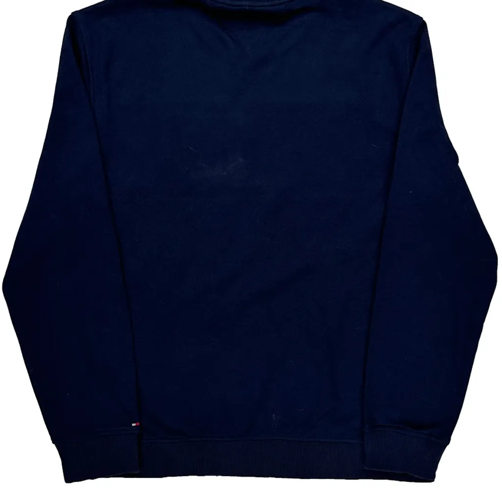 Tommy Hilfiger Spellout Sweatshirt - XL Navy Cotton - Image 7