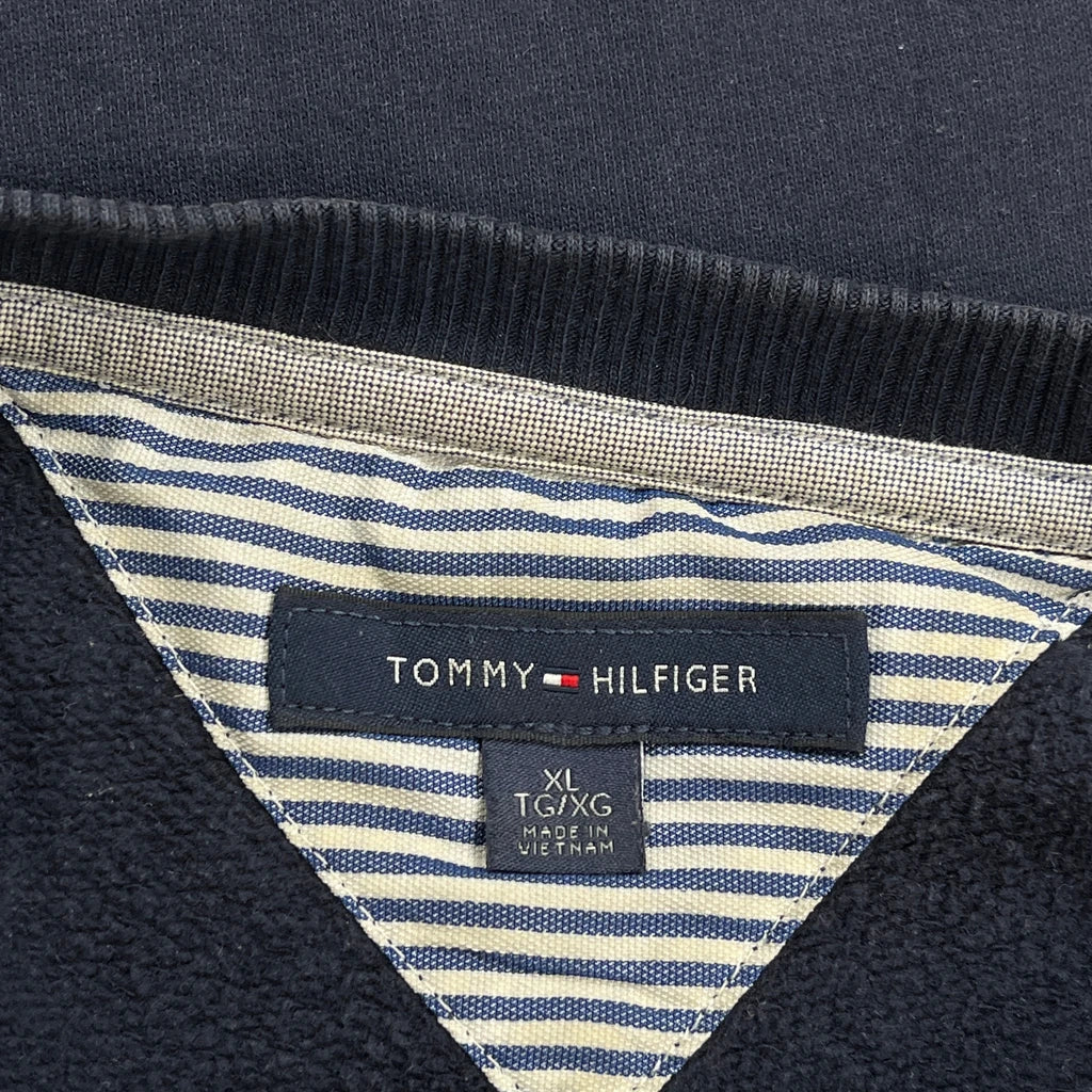 Tommy Hilfiger Graphic Sweatshirt - XL Navy Cotton - Image 3
