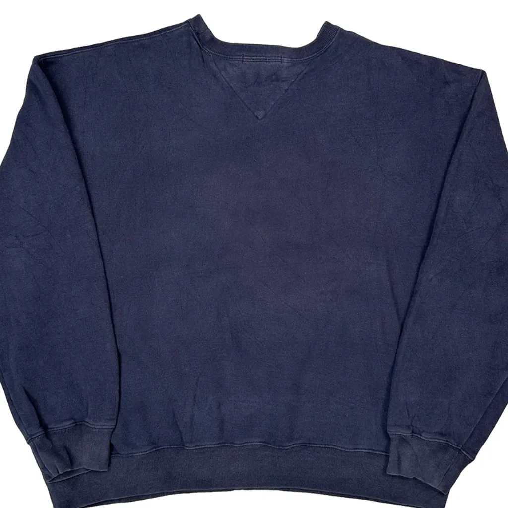 Tommy Hilfiger Sweatshirt - XL Navy Cotton Blend - Image 6