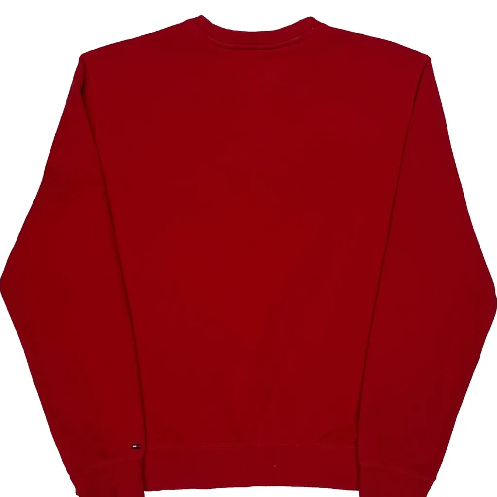 Tommy Hilfiger Sweatshirt - Large Red Cotton - Image 7
