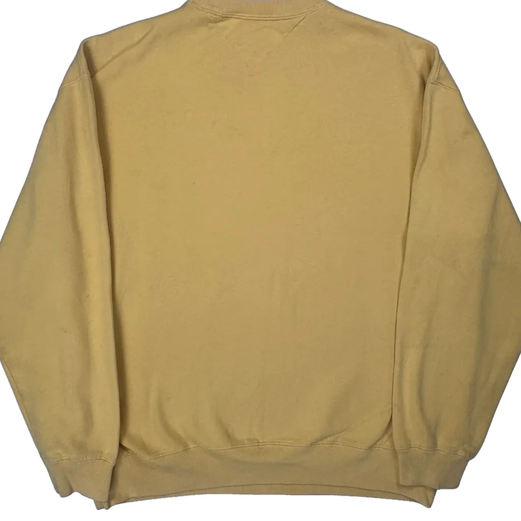 Tommy Hilfiger Sweatshirt - Large Yellow Cotton - Image 6