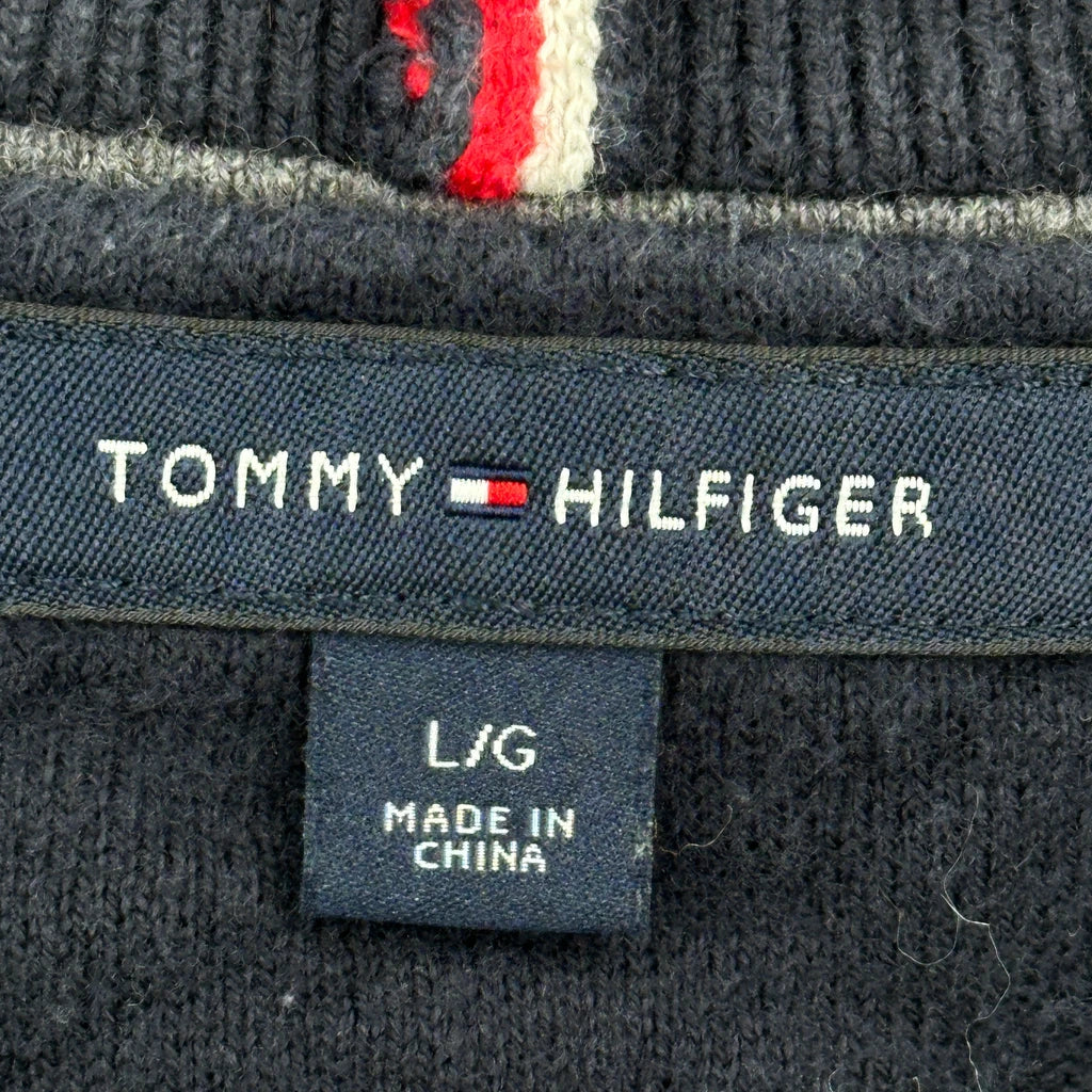Tommy Hilfiger Sweatshirt - Large Black Cotton - Image 3