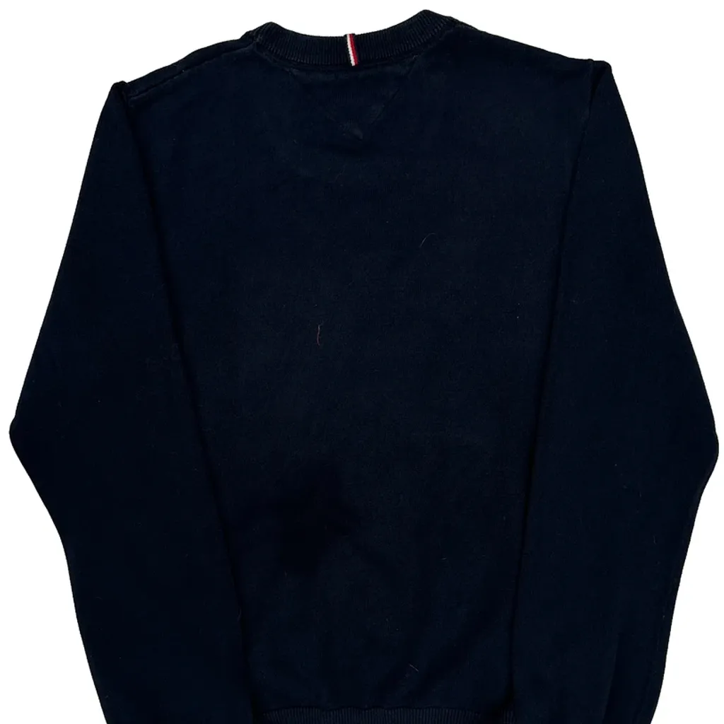 Tommy Hilfiger Sweatshirt - Large Black Cotton - Image 7