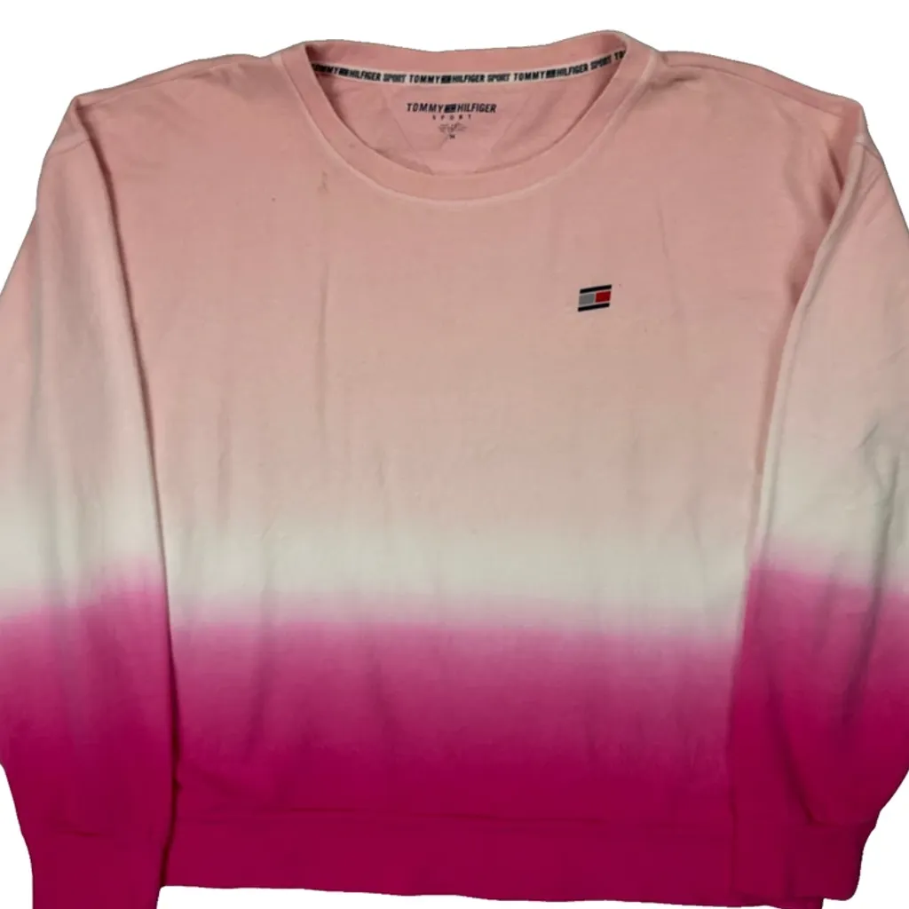 Tommy Hilfiger Sweatshirt - Medium Pink Cotton - Image 4