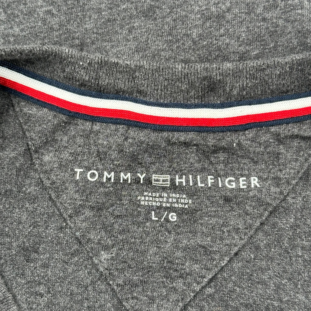 Tommy Hilfiger T-Shirt - Large Black Cotton - Image 3