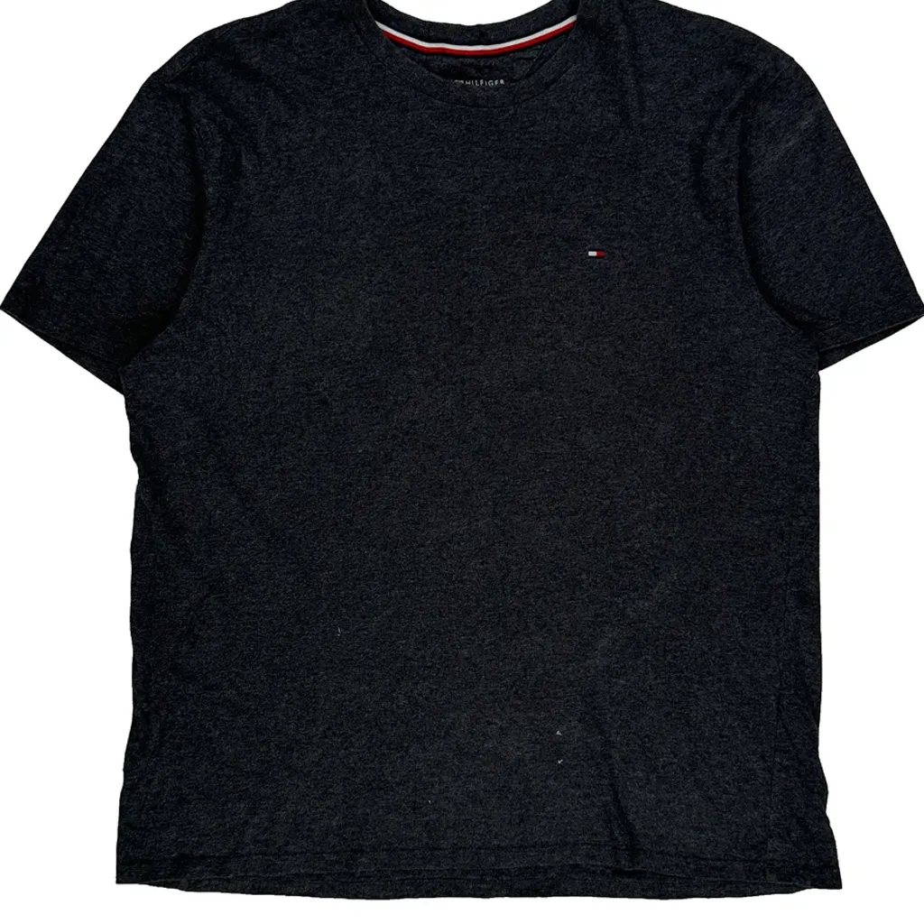 Tommy Hilfiger T-Shirt - Large Black Cotton - Image 4