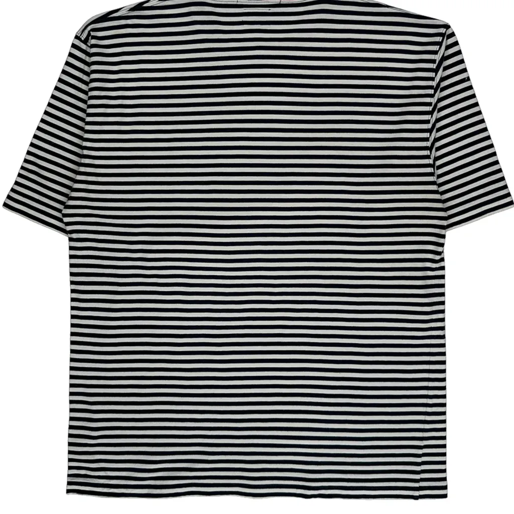 Tommy Hilfiger Striped T-Shirt - XL Black & White Cotton - Image 7