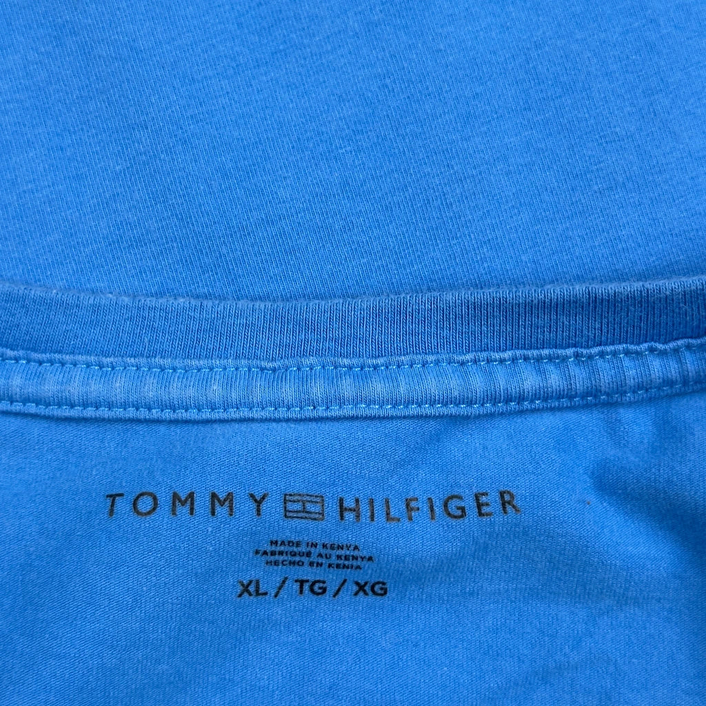 Tommy Hilfiger T-Shirt - XL Blue Cotton - Image 3