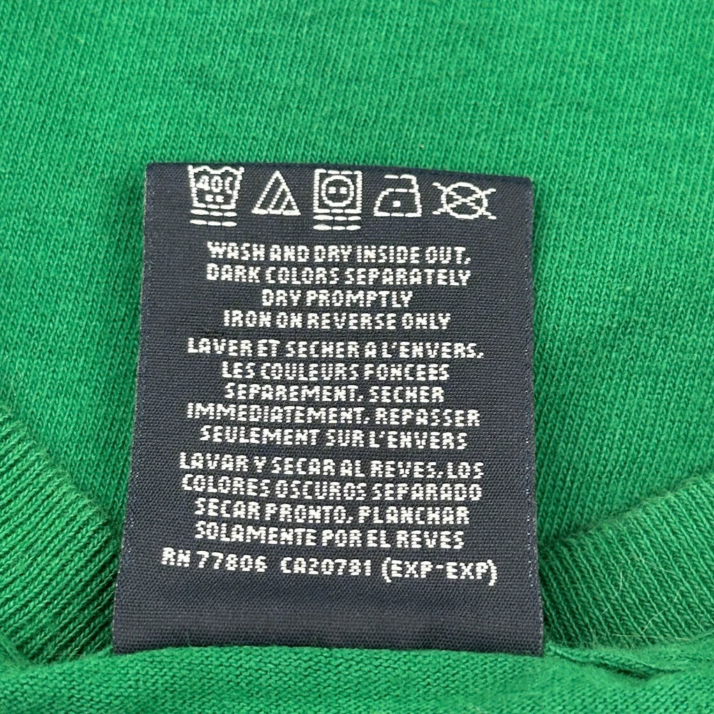 Tommy Hilfiger T-Shirt - Large Green Cotton - Image 4
