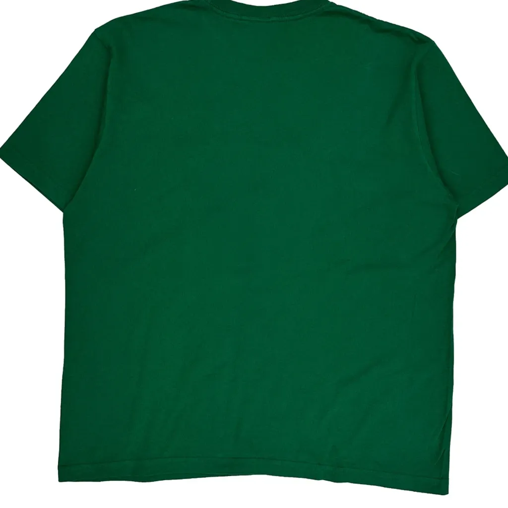 Tommy Hilfiger T-Shirt - Large Green Cotton - Image 7