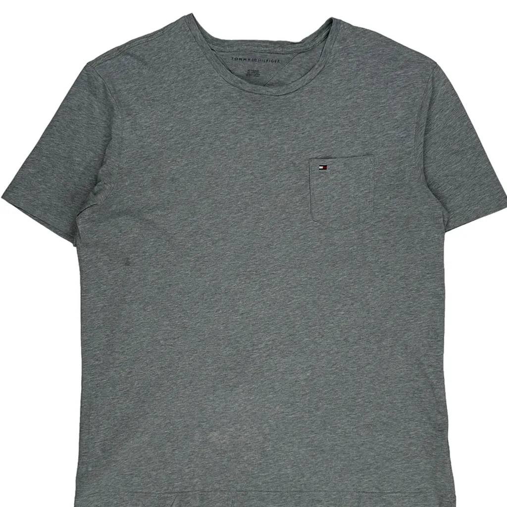 Tommy Hilfiger T-Shirt - Medium Grey Cotton - Image 5