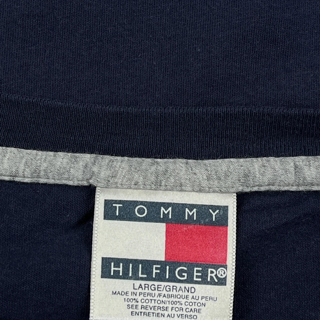 Tommy Hilfiger T-Shirt - Large Navy Cotton - Image 3