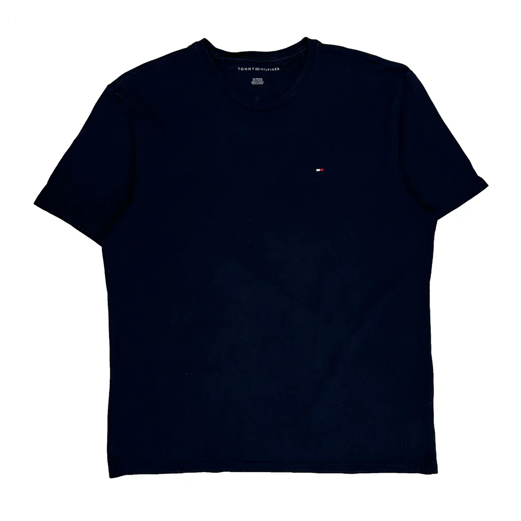 Tommy Hilfiger T-Shirt - XL Navy Cotton