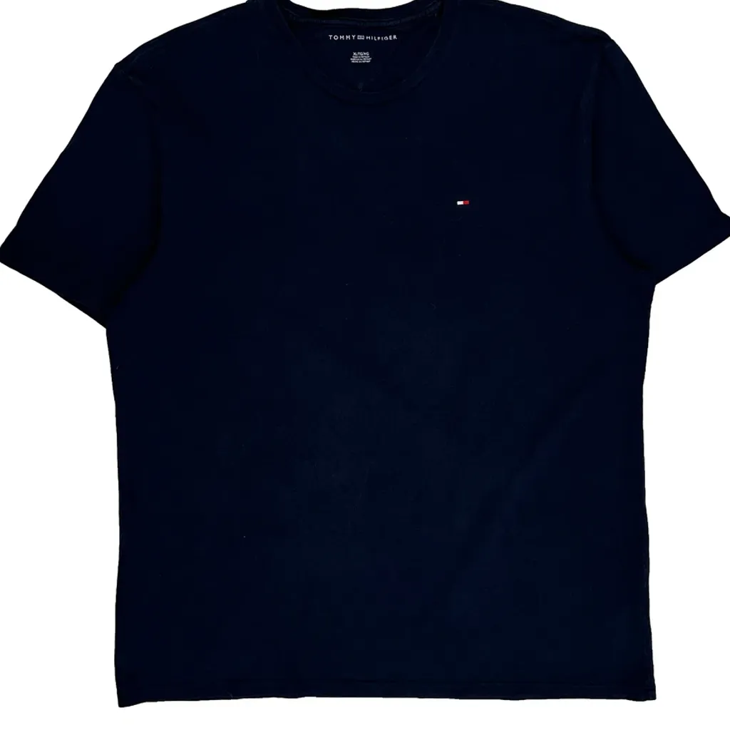 Tommy Hilfiger T-Shirt - XL Navy Cotton - Image 5
