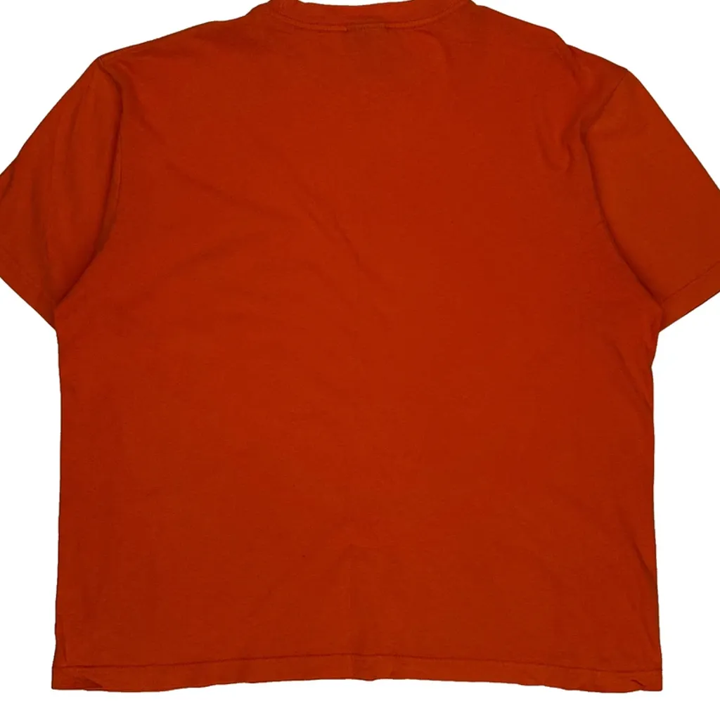 Tommy Hilfiger T-Shirt - Large Orange Cotton - Image 6