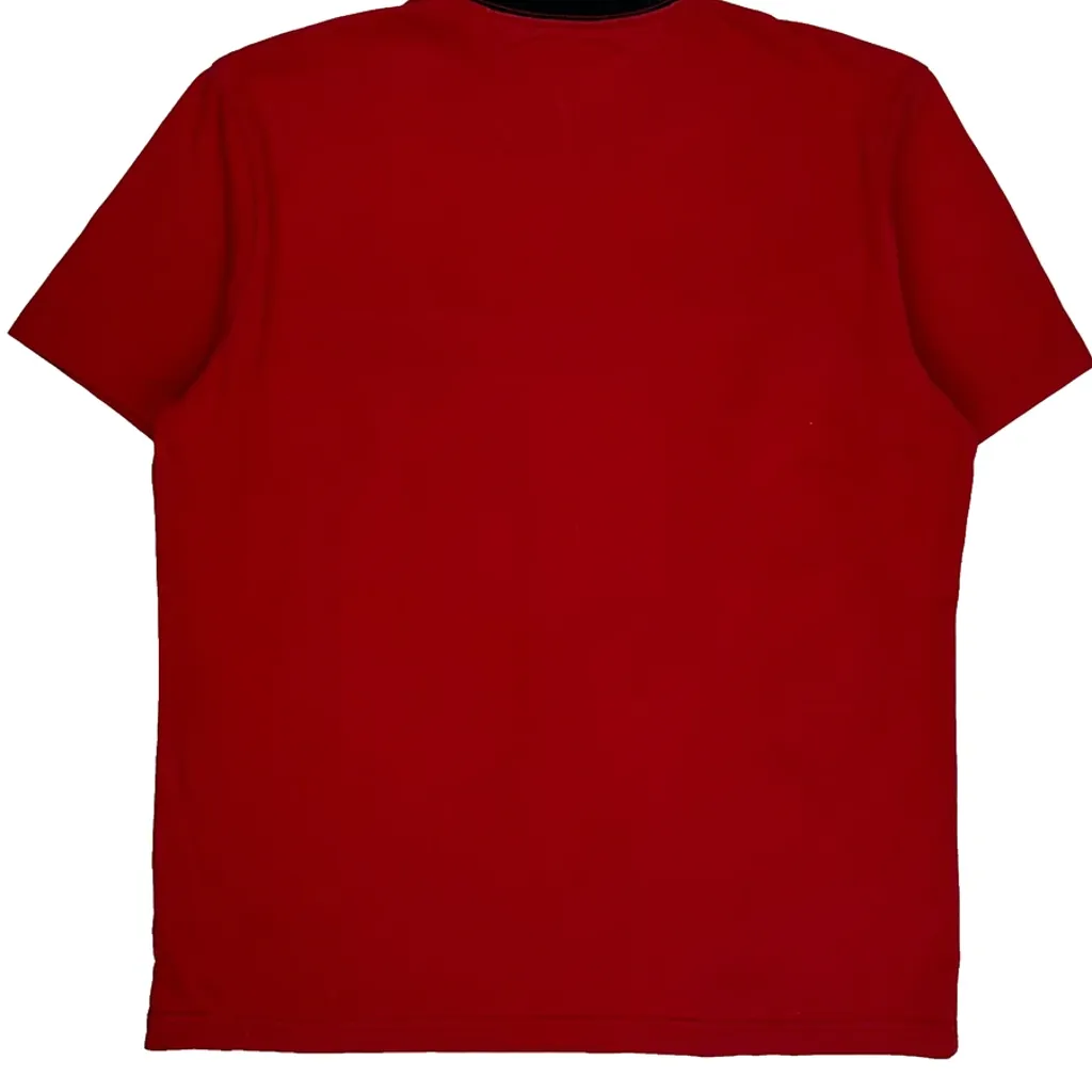 Tommy Hilfiger Striped T-Shirt - Large Red Cotton - Image 7
