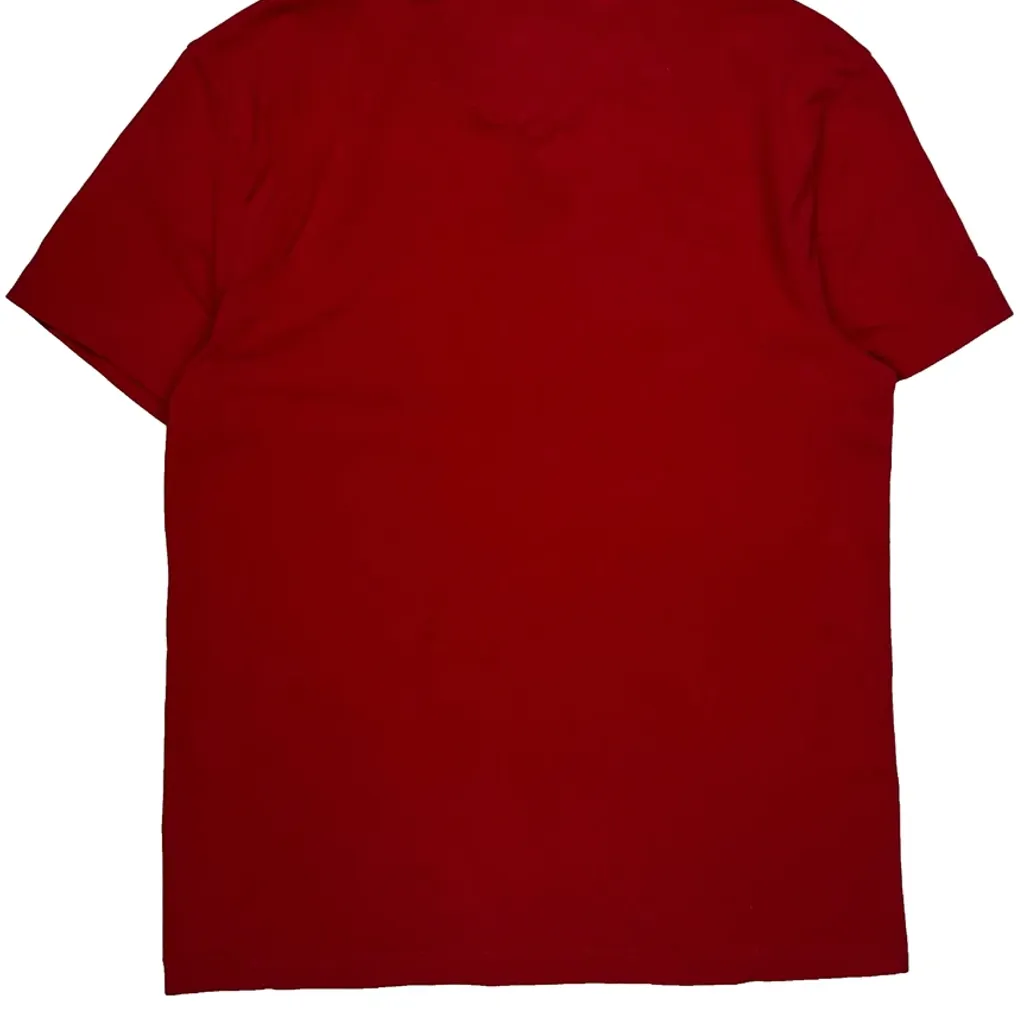 Tommy Hilfiger Slim Fit T-Shirt - Medium Red Cotton - Image 6