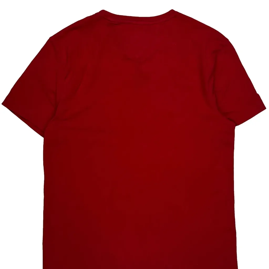 Tommy Hilfiger Slim Fit T-Shirt - Medium Red Cotton - Image 7
