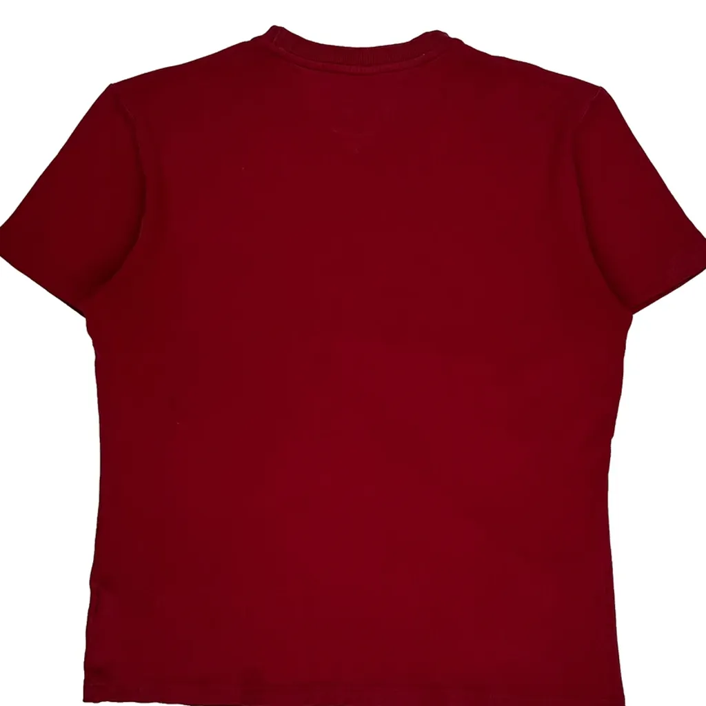 Tommy Hilfiger T-Shirt - Medium Red Cotton - Image 7