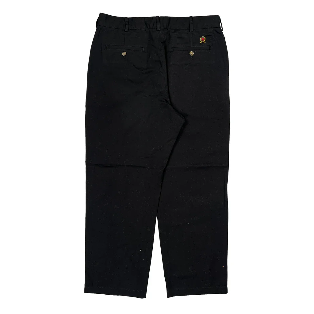 Tommy Hilfiger Trousers - 32″ Waist Black Cotton