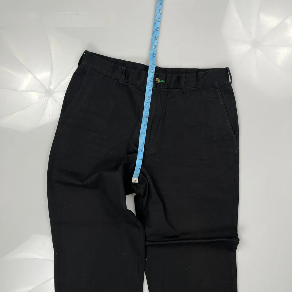 Tommy Hilfiger Trousers - 32″ Waist Black Cotton - Image 4